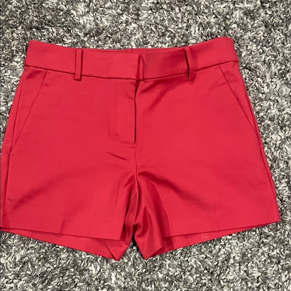 LOFT High Waist Red Women's Shorts